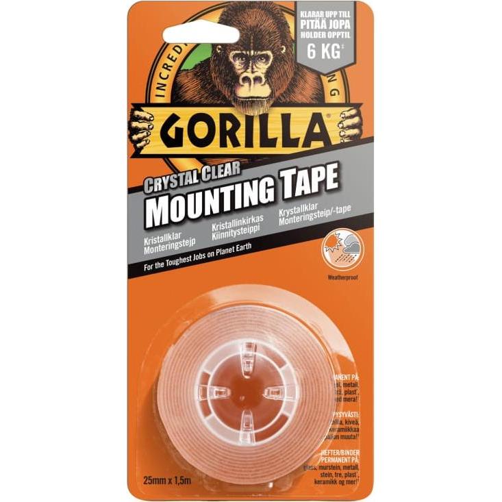 Thumbnail - Gorilla, Kinesio Tape, Doppelklebeband 25,4 mm x 152 cm (1.52 m)
