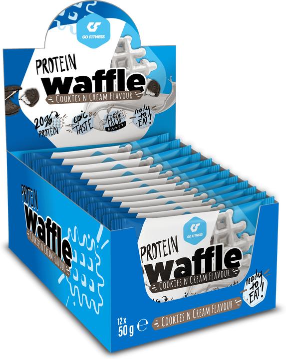 Actual product image Go Fitness Protein Waffle Cookies n Cream (50g) (Cookie, 1 pcs., 55 g)