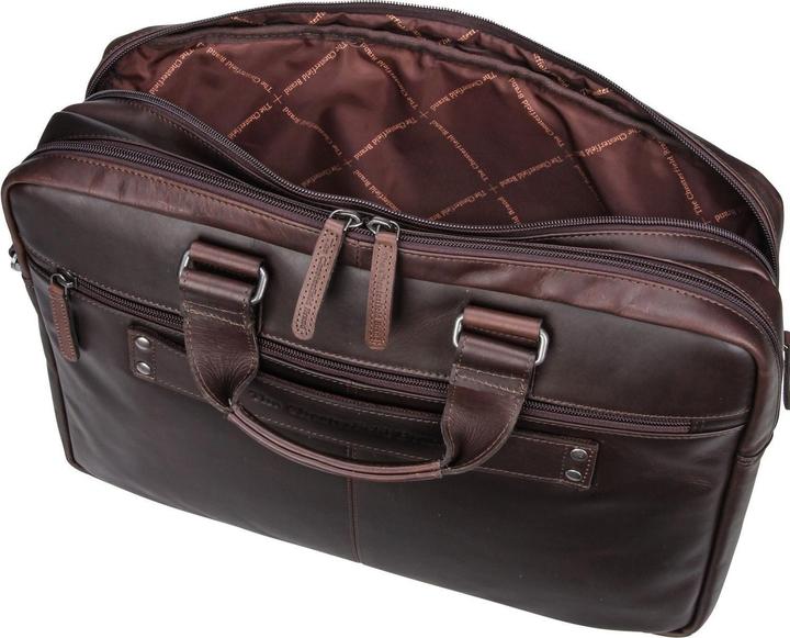 Actual product image The Chesterfield Brand Wax Pull Up briefcase leather 40 cm laptop compartment (17.30")