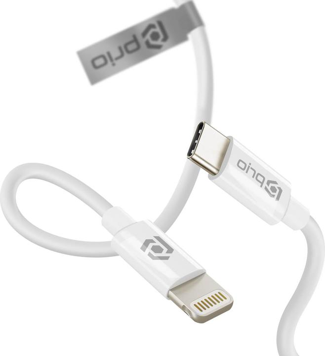 Actual product image prio USB-C to Lightning charging cable (1 m, USB 4.0, 18 W)