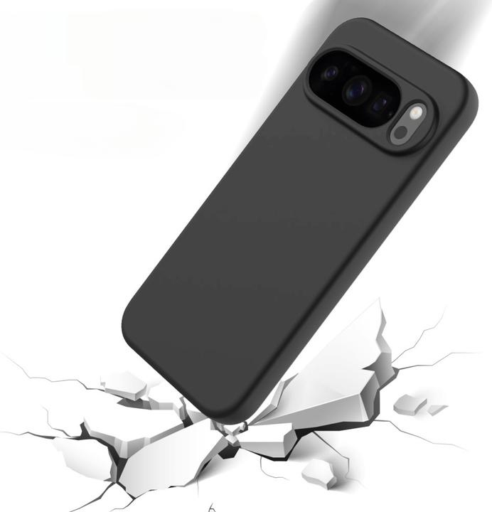 Actual product image Cover-Discount Google Pixel 10 / 10 Pro - Silikon Gummi Hülle mit Riemen (Google Pixel 10 Pro, Google Pixel 10)