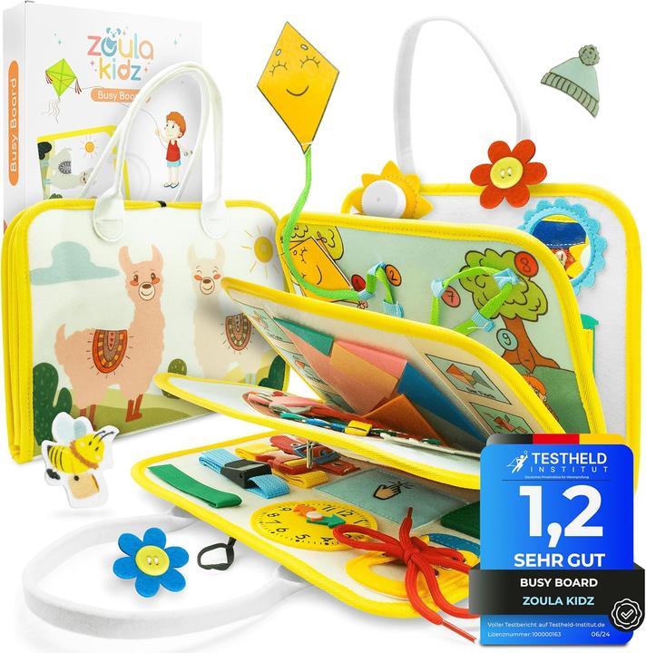 Produktbild Zoula kidz Busy Board Activity Buch für Kleinkinder