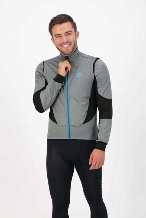 Produktbild Rogelli Brave Fahrradjacke Herren - Rennradjacke - Grau/Schwarz (XXL)