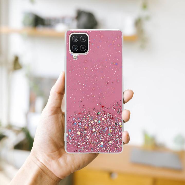 Immagine prodotto Cadorabo Copertura in TPU scintillante (Samsung Galaxy M12, Samsung Galaxy A12)