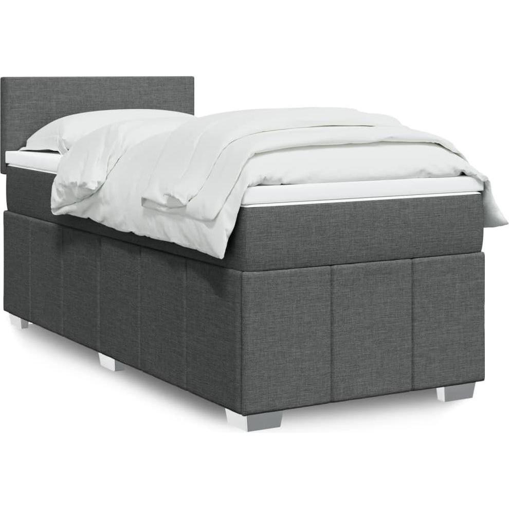 VidaXL, Bett, Bo x springbett mit Matratze 80 x 200 cm Stoff (80 x 200 cm)