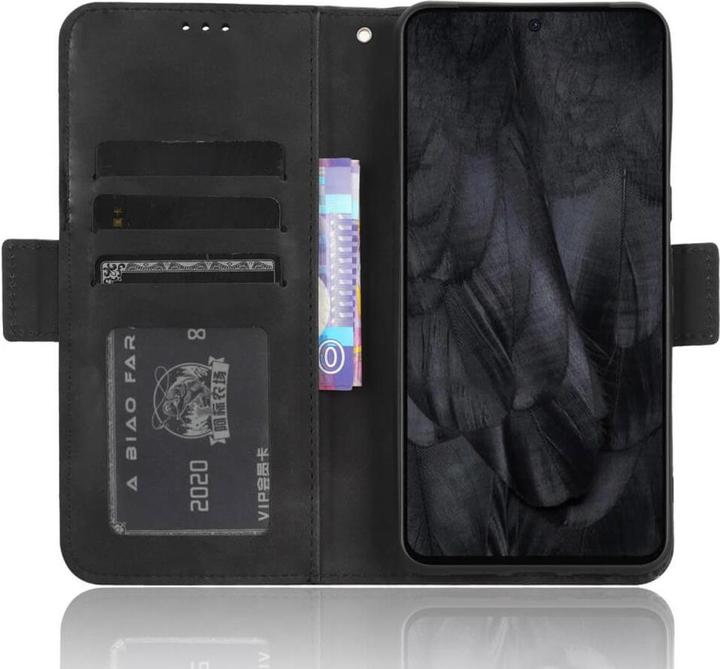 Produktbild Cover-Discount Google Pixel 8 Pro - Etui mit vielen Kartenfächer schwarz (Google Pixel 8 Pro)