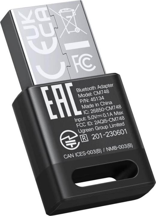 Actual product image Ugreen Bluetooth Adapter for up to 5 devices