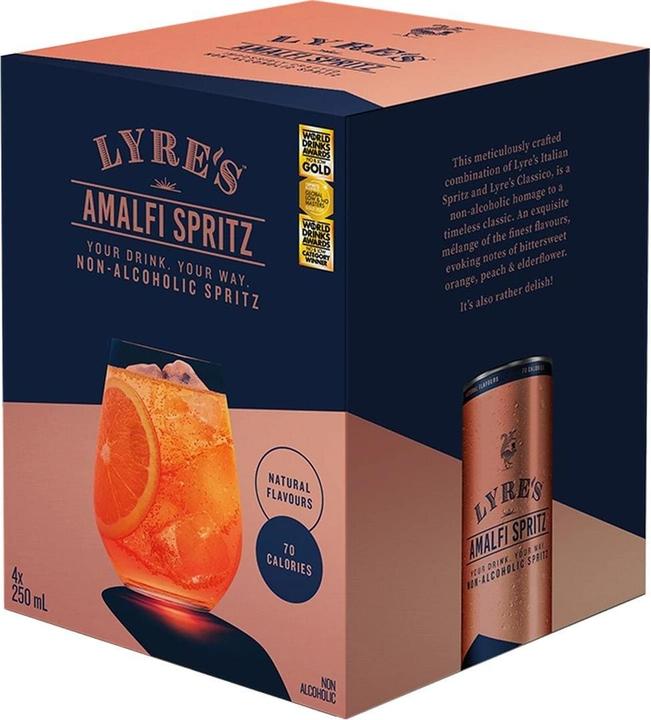 Produktbild Lyre's Amalfi Spritz (4 x 25 cl)