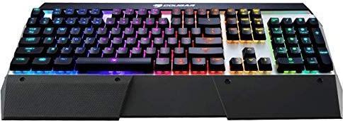 Actual product image Cougar Attack X3 RGB Gaming Keyboard, MX Red, DE Layout (DE, Cable)