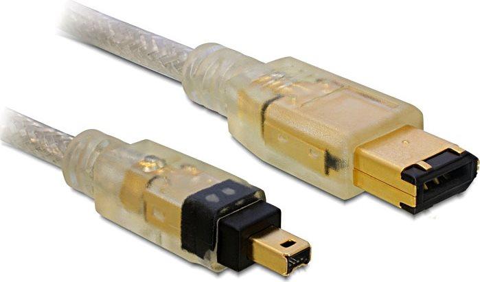 Image du produit Delock Câble FireWire IEEE 1394B 6 pôles/4 pôles, 1 mètre (1 m, FireWire)