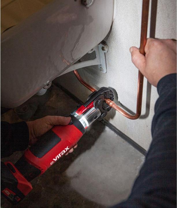 Produktbild Virax Akku-Pressmaschine VIPER L2X 18V 1x 2,0 Ah CAS-Akku + Ladegerät inkl. Mutterzange