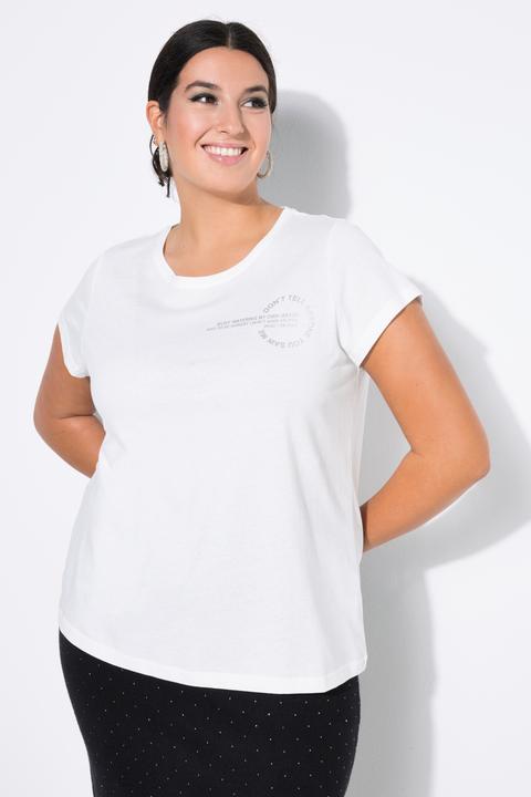 Produktbild Studio Untold T-Shirt, Slim Shape, silberner Circle-Print (60)