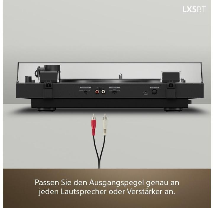 Immagine prodotto Sony PS-LX5BT Plattenspieler schwarz (Automaticamente)