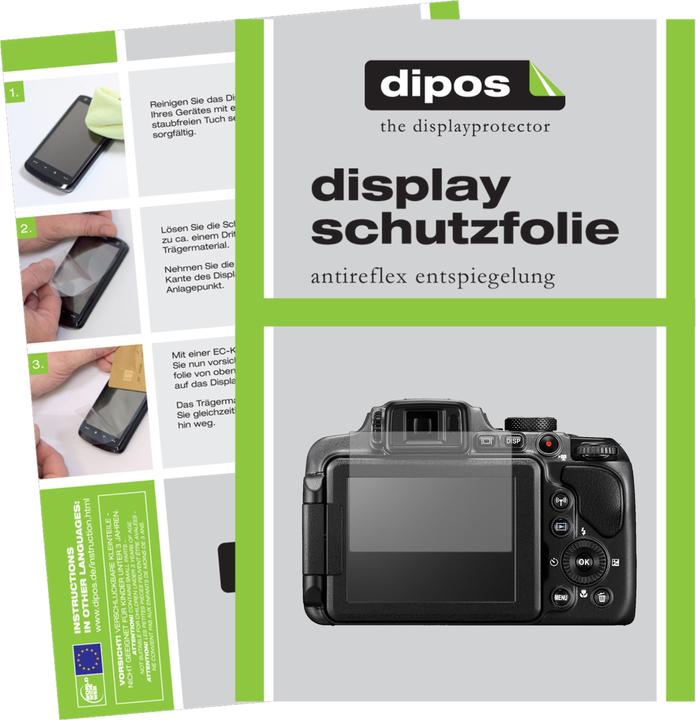 Dipos Pellicola Protettiva Antiriflesso Per Ricoh GR III (2 Pezzi) - Made In Germany, Opaca Anti-impronta