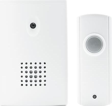 Produktbild Csdk SL Drahtlose Türklingel inklusive Türgriff weiß. 8 Klingeltöne und bis zu 50 m Reichweite. 2 Lautstärke