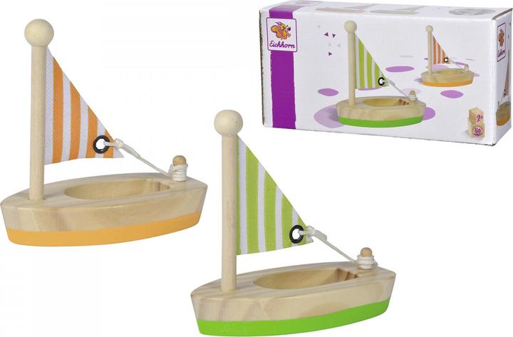 Actual product image Eichhorn Houten Zeilbootjes, 2st.