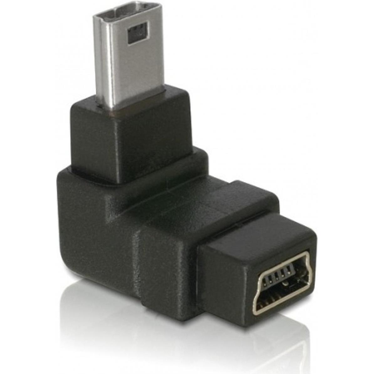 Delock USB 2.0 (Mini USB, 6.50 cm), Data + Video Adapter, Schwarz