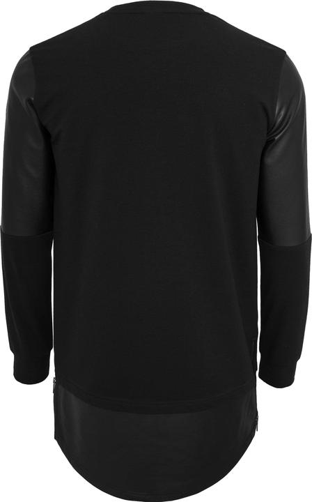 Immagine prodotto Urban Classics Girocollo lungo con zip in pelle sintetica (M)