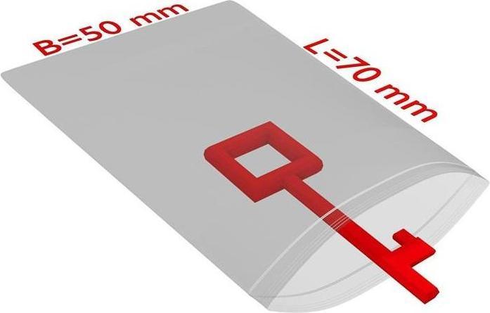 Produktbild Transpak Druckverschlussbeutel Masse 50x70mm Stärke 50µ PE transparent (2 Stück)