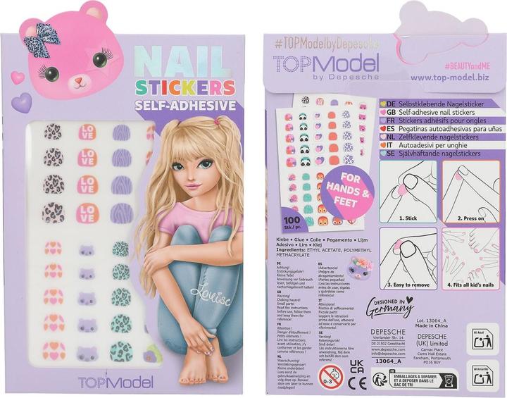 Immagine prodotto Top Model (Bundle) TOPModel - Adesivi per unghie autoadesivi BEAUTY and ME ( 0413064 ) (Unghie artificiali)