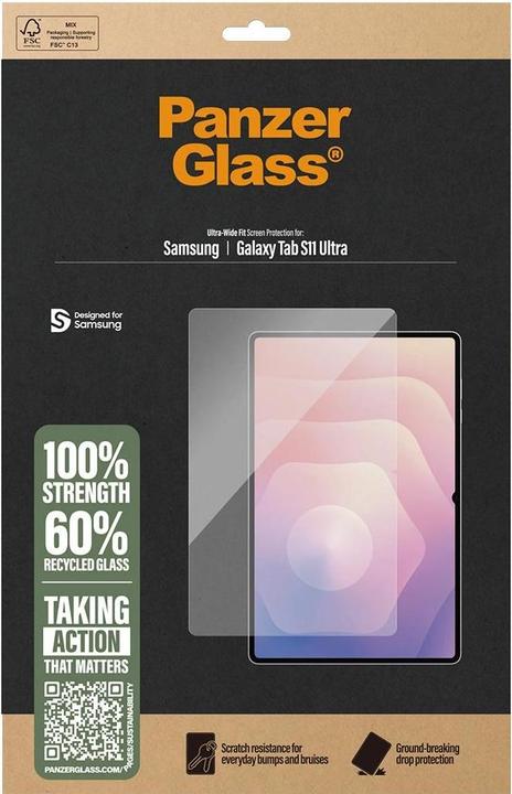 Image du produit PanzerGlass ® Screen Protector Samsung Ne (1 pièce(s), Galaxy Tab S11 Ultra)