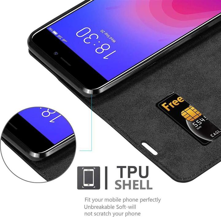 Produktbild Cadorabo Book Invisible Magnet Cover (Meizu M6)