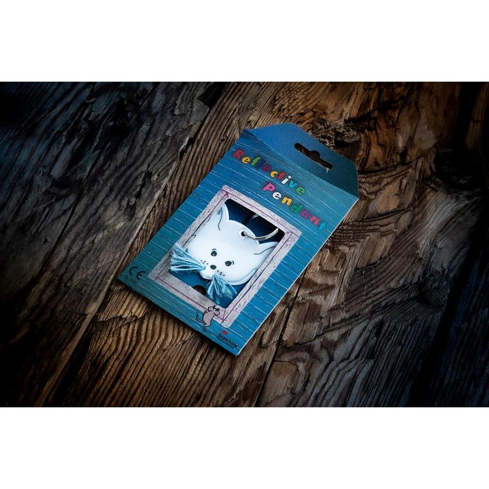 Thumbnail - Softreflector, Jungen, Schlüsselanhänger, Anhänger Reflektor Maus Alfie, Weiss, Silber