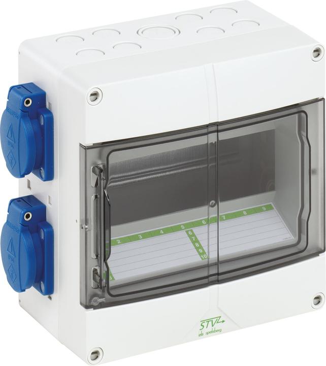 Image du produit Spelsberg SPE STV904-S Répartiteur de prises IP44 200x200x122mm pré-comprimé (Répartiteur)