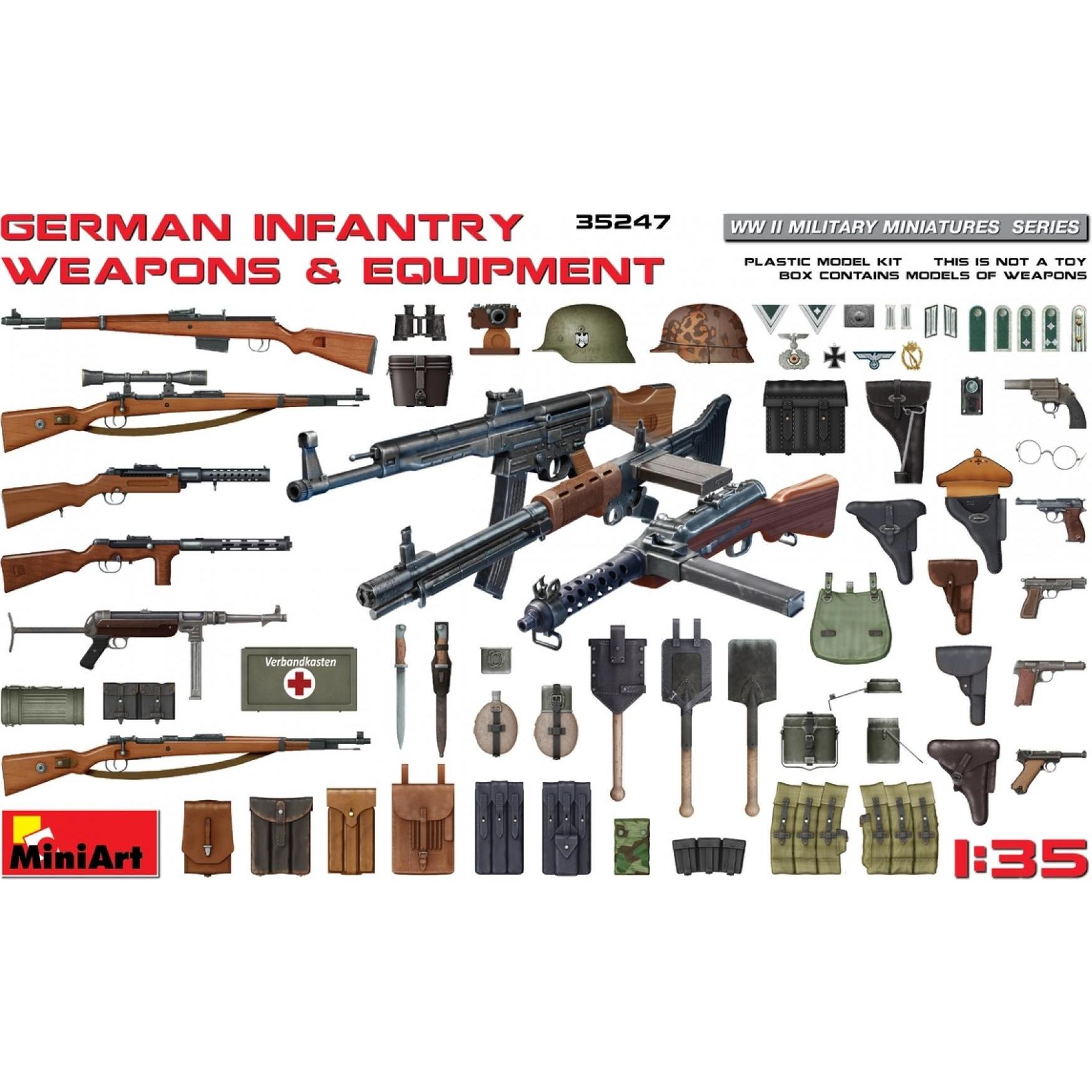 Mini art German Infantry Weapons & Equipment