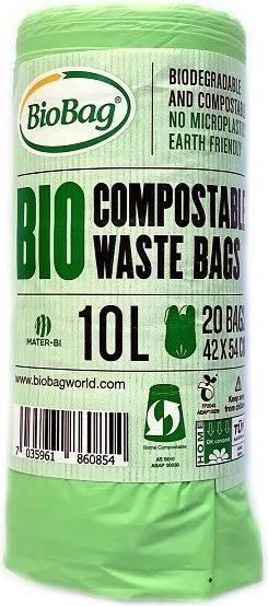 Biobag International Bio- Und Mischmüllbeutel (20x, 10 l)