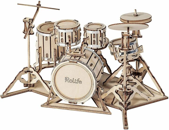 Actual product image Robotime TG409 - Drum kit