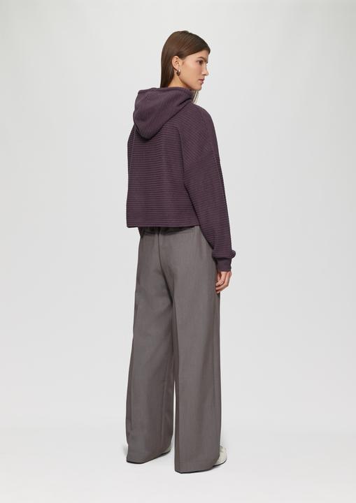 Actual product image S.Oliver Sweatshirt Hoodie mit Rippstruktur (XS)