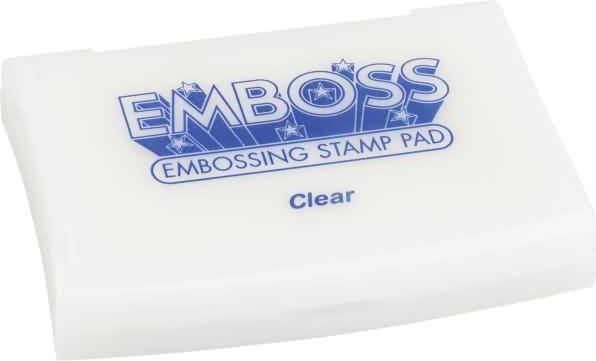 Tsukineko Stempelkissen Pigment Embossing-Technik farblos getränkt 10x6cm
