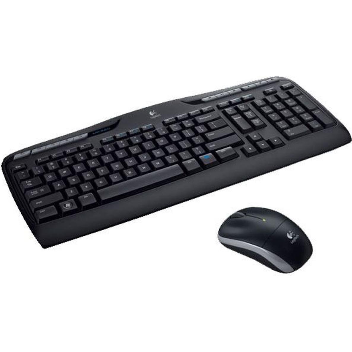 Logitech Nero Mk330 (Fr, Senza Fili), Tastiera,