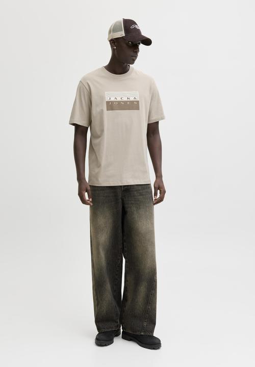 Produktbild Jack & Jones Jcofusion Dots Print Tee Ss Crew Sn (M)