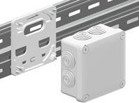 Actual product image Legrand Plexo forgreningsdåse 105x105mm incl. beslag til kabelbakke
