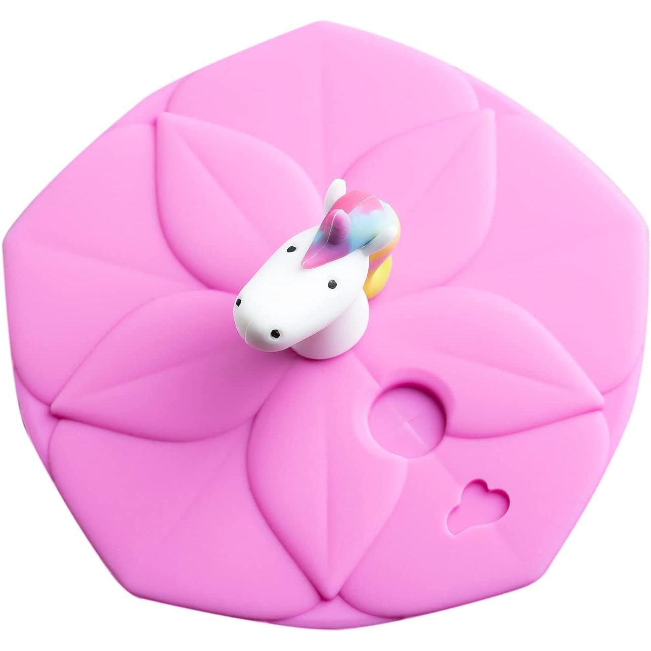 Thumbnail - Leonardo, Kindergeschirr + Kinderbesteck, Glasabdeckung Bambini Einhorn, 1 Stück