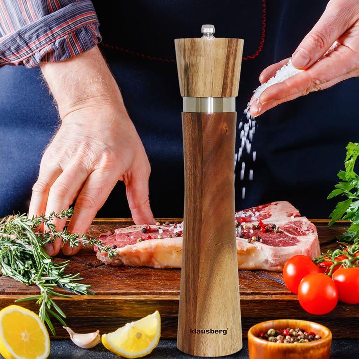 Productafbeelding Klausberg Zout- en pepermolen met keramische molen (Peper, Zout)