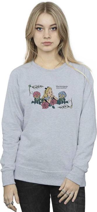 Immagine prodotto Disney Donna/Ladies Felpa Alice In Wonderland What Kind Of Garden (M)