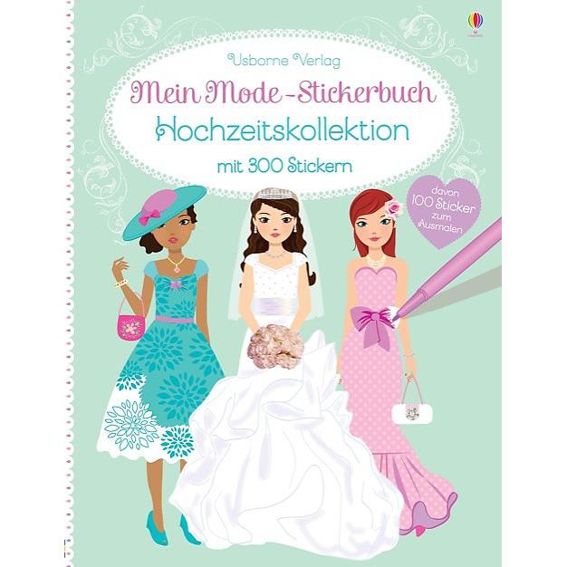 Usborne Publishing Mein Mode-Stickerbuch: Hochzeitskollektion