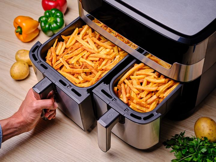 Productafbeelding Tefal EY905D Dual Easy Fry & Grill, roestvrij staal