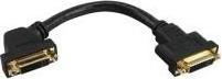 Produktbild InLine Adapter AV DVI-I - DVI-I schwarz (17301G) (20 cm)