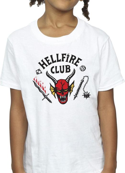 Produktbild Netflix Stranger Things Hellfire Club TShirt Mädchen (140, 146)