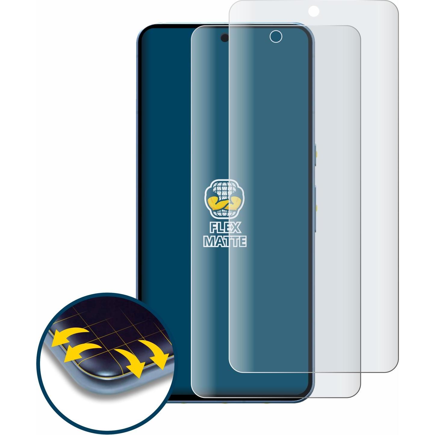 Thumbnail - BROTECT Full-Cover Displayschutz Matt (2 Stück, Google Pixel 8 Pro), Smartphone Schutzfolie, Grau