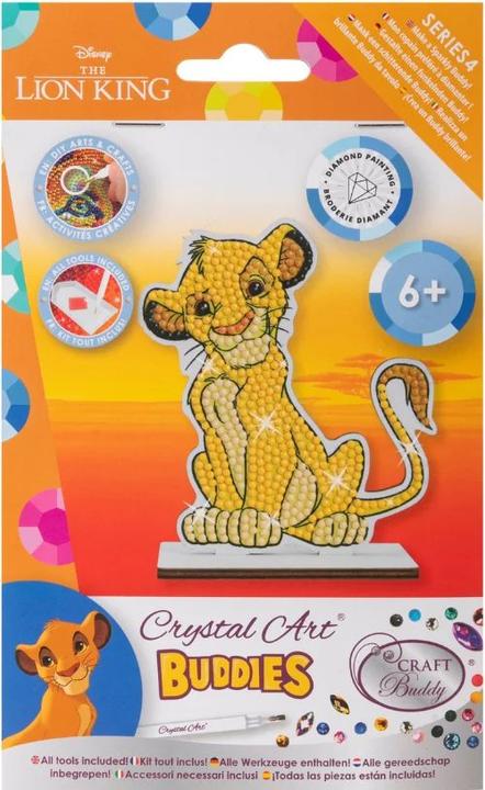Produktbild Craft Buddy Simba Crystal Art Junior 20x25cm