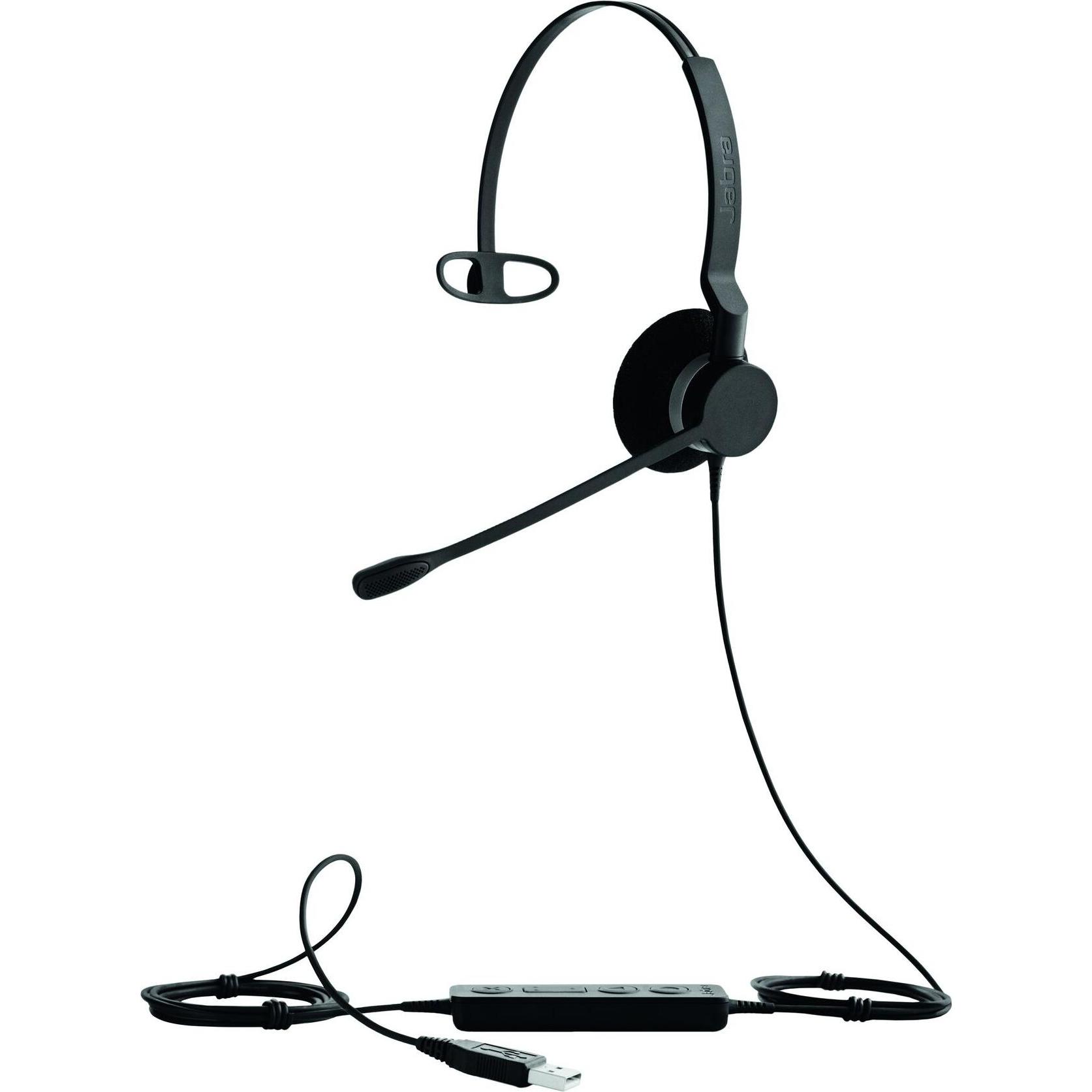 Jabra BIZ 2300 UC Mono (Kabelgebunden, USB-A), Office Headset, Schwarz
