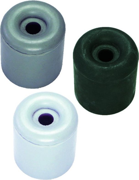 Immagine prodotto Werkstarck Ripulsori per porte 40x40mm gomma nero (1 Pezzo/i, Ø 4 x 4 cm)