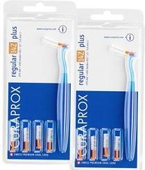 Actual product image Curaprox Interdental Brushes CPS 14Z Regular Plus Orange 1.5mm Diameter 5mm Effectiveness Set of 10 Interdent (451 x, 1.50 mm)