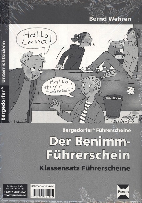 Produktbild Der Benimm-Führerschein, Klassensatz Führerscheine (Deutsch, Bernd Wehren, 2014)