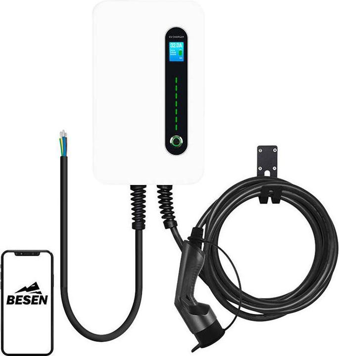 Produktbild Besen wall charger for electric cars F30 APP (Typ 2, 7.20 kW, 32 A, Fest verdrahtet)